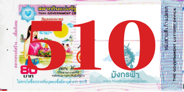 ซื้อสลากเลข 510 จากมังกรฟ้า